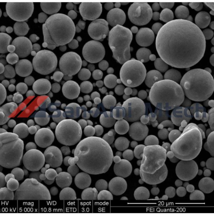Laser cladding metal powder
